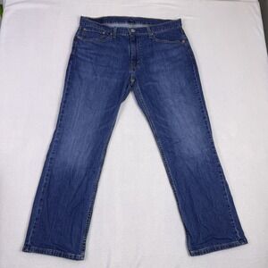 Levi's 559 Mens 36x30 Blue Relaxed Straight Leg Denim Jeans Pants 0602